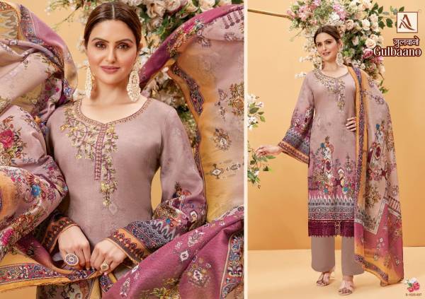 Alok Gulbaano Jam Cotton Printed Fancy Casual Wear Dress Material Collection